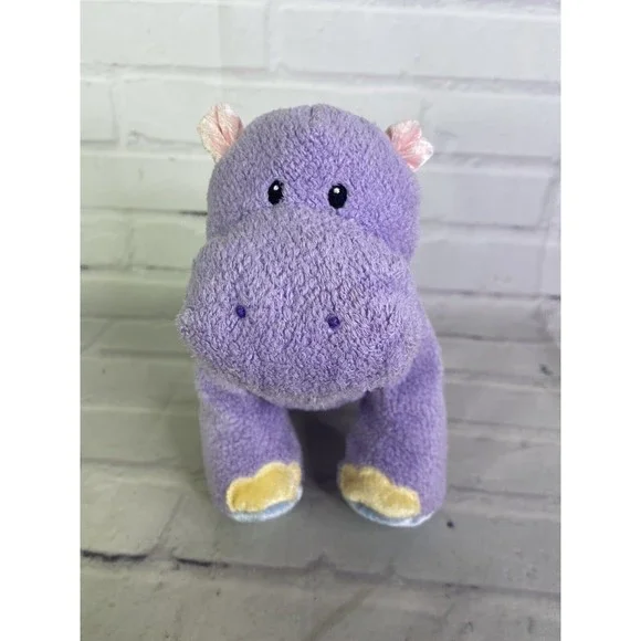 Gund Toys Baby Gund Jungle Collection Purple Hippo